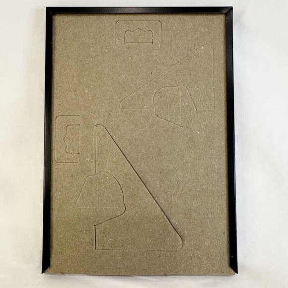 Vintage Halloween Sheet Of 28 Die Cut Pumpkins Germany L & B 32521 Framed - Picture 3 of 3